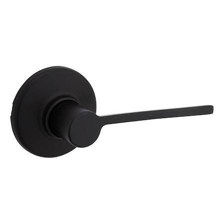 Kwikset Ladera Matte Black Passage Lever Right or Left Handed 92001-587